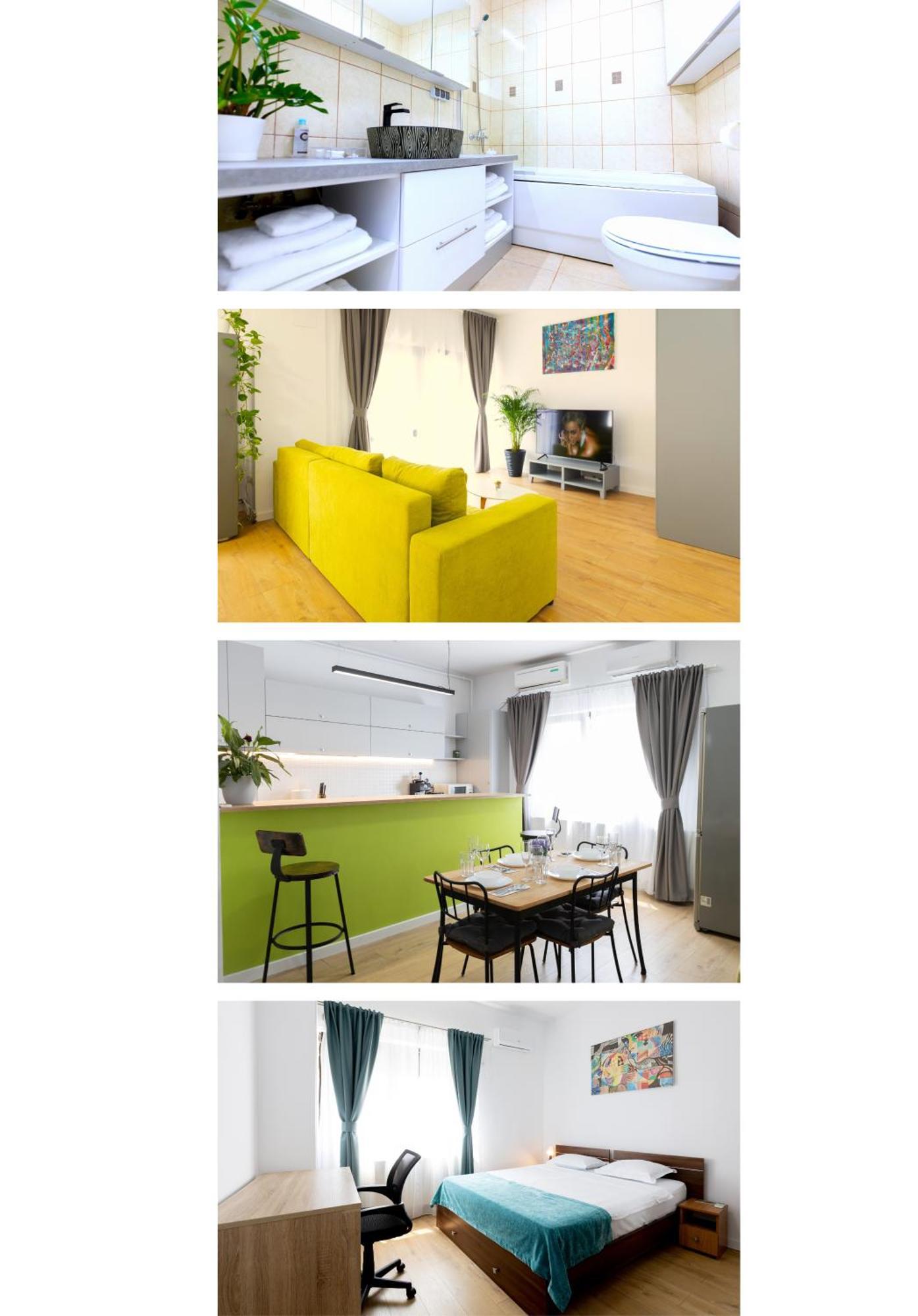 Apartment Obor Oasis --secured Parking Nearby --self Check-in-- 1min Metro Station *